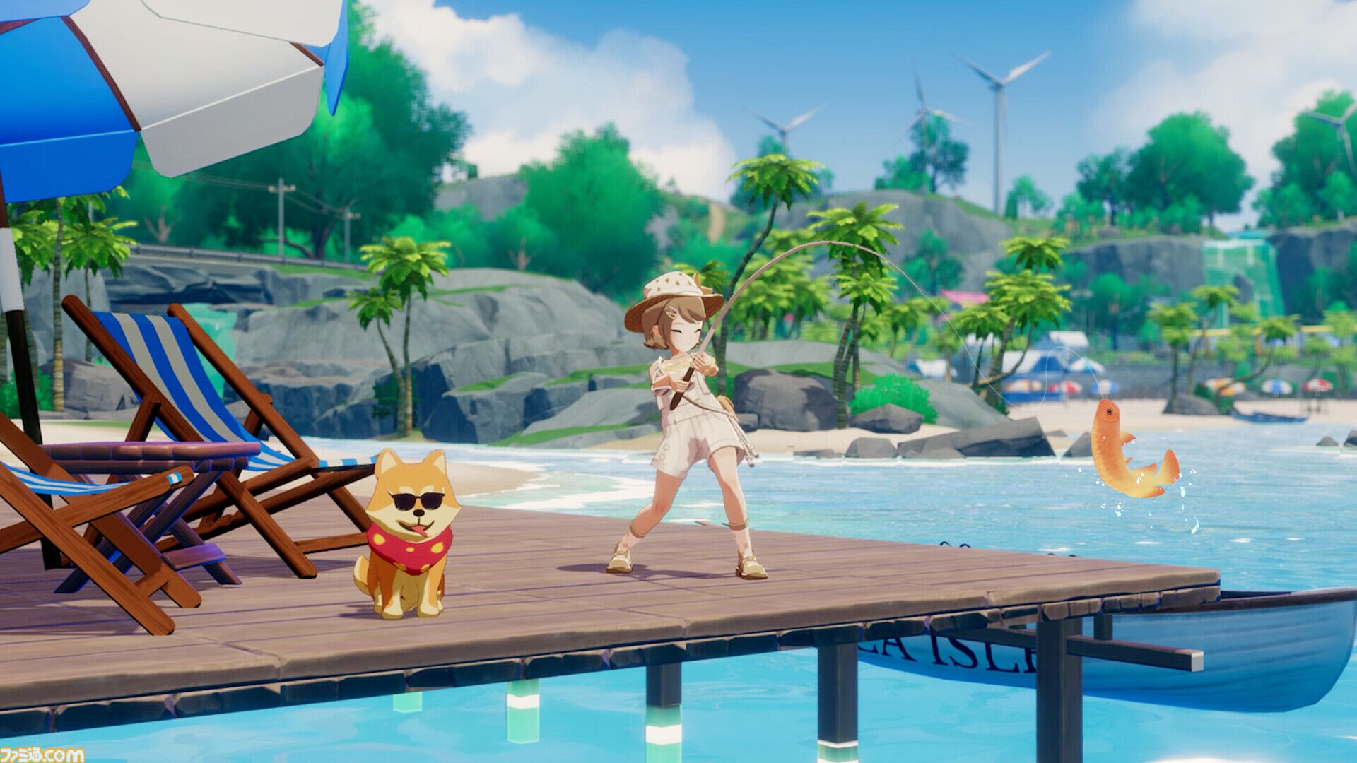 『スターサンドアイランド』クラファン企画が実施中。おだやかなスローライフ系島暮らしシミュ。作中NPCになれたり島の名前を付けられるリワードも