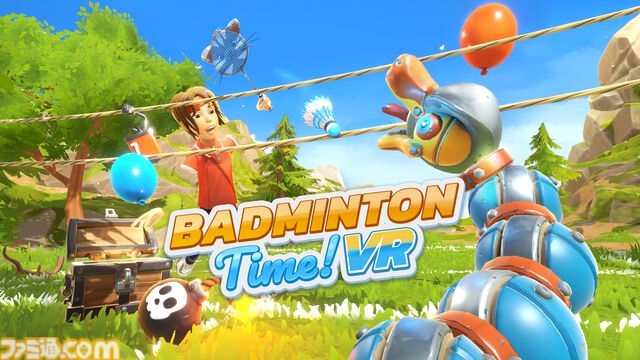 『Badminton Time VR』PS VR2向けVRバドミントンゲームが2025年夏発売。実際にラケットを振っているかのような没入感を実現