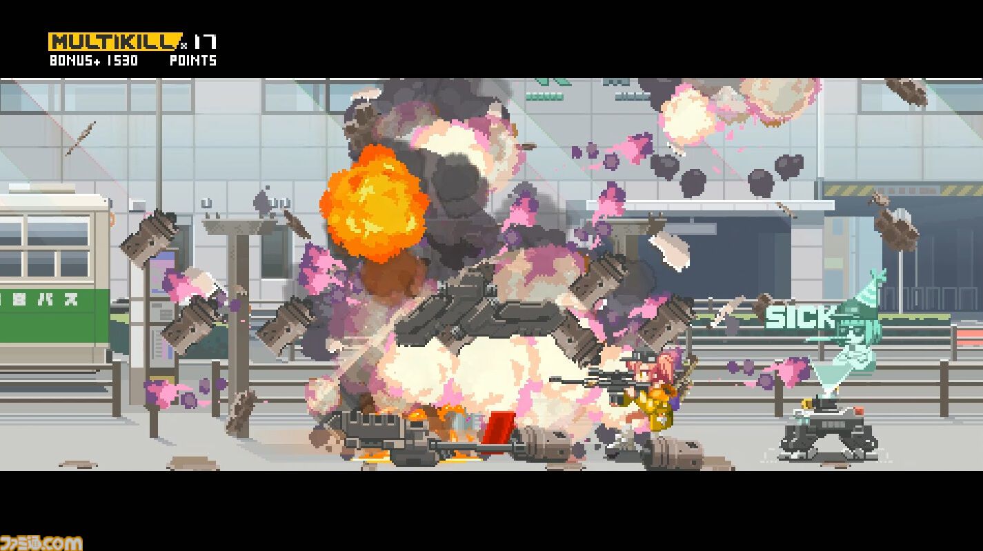 『Nitro Express(ナイトロ エクスプレス)』レビュー。ドローンまみれの都市でハチャメチャに銃をぶっ放すガンアクション。世界観やストーリーも秀逸で映画を観たような心地に