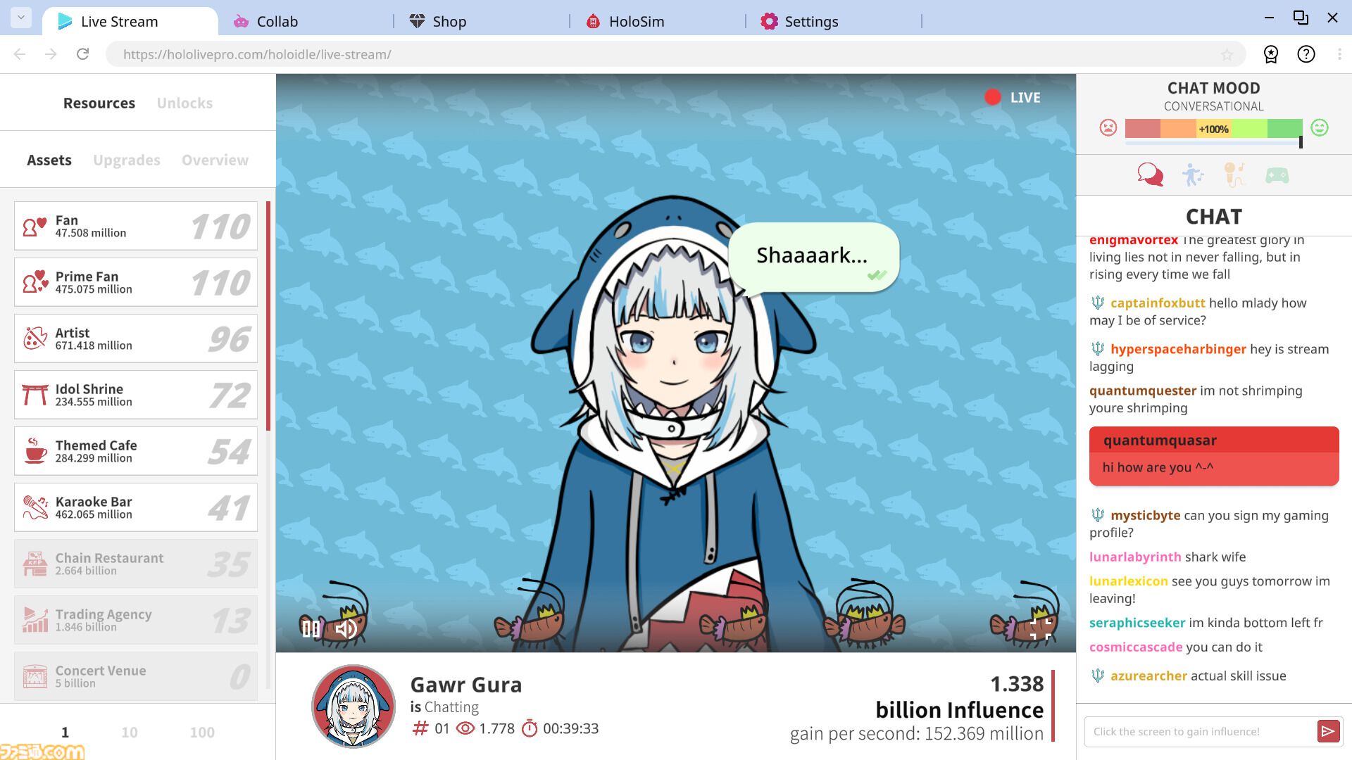 『Holoidle』宝鐘マリン、がうる・ぐら、森カリオペをお世話して人気配信者にする癒し系クリッカーゲームが6月6日に発売