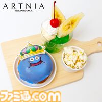 『ドラクエ』スライムの“純喫茶”がテーマのコラボカフェ。スライムウインナーコーヒー、キングスライムドーナツなど5月27日より展開