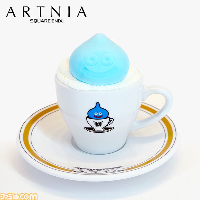 『ドラクエ』スライムの“純喫茶”がテーマのコラボカフェ。スライムウインナーコーヒー、キングスライムドーナツなど5月27日より展開