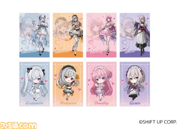 『勝利の女神：NIKKE』and GALLERYコラボカフェは6/6～7/2に開催。カフェ店員衣装のシンデレラ、モダニア、ドロシー、紅蓮のグッズやメニュー内容も公開