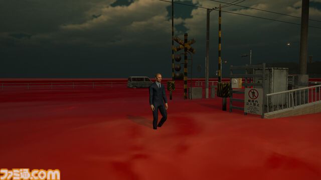 『異変踏切』日本の踏切を舞台とした異変探し脱出ゲーム、体験版が5月29日配信。巨大クマが闊歩したり、一面が赤い海に染まったり
