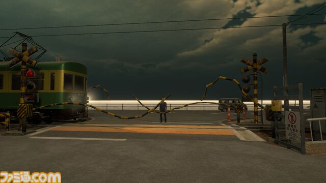 『異変踏切』日本の踏切を舞台とした異変探し脱出ゲーム、体験版が5月29日配信。巨大クマが闊歩したり、一面が赤い海に染まったり