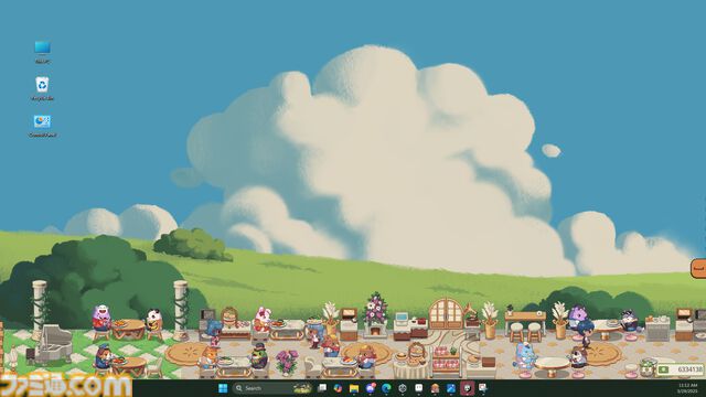 『月曜が来ないカフェ』PC画面を使ったカフェ経営放置ゲーム。YoutubeやTwitchを利用して配信者のカフェに訪問できる【デモ版配信】