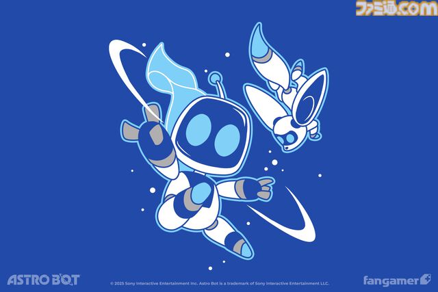 『アストロボット』躍動感あふれるアストロを描いたTシャツが登場。角度によって表情が変化するレンチキュラーピンバッジとあわせて本日（5/22）発売