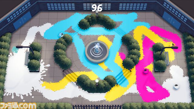 『スプラッターボット』2025年第3四半期に登場。ルンバで塗ったインク（汚れ）の面積を競うパーティーゲーム。最大4人プレイ対応で簡単操作でお手軽に楽しめる