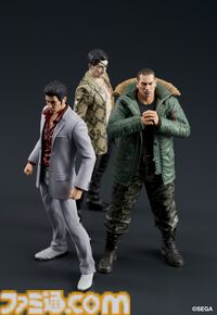 『龍が如く』冴島大河のスタチューフィギュアが10月に発売。刺青をあしらったミニ屏風がセガストア特典として付属。真島吾朗のフィギュアも再販決定