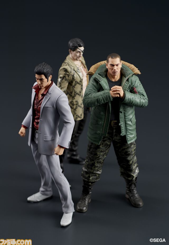 『龍が如く』冴島大河のスタチューフィギュアが10月に発売。刺青をあしらったミニ屏風がセガストア特典として付属。真島吾朗のフィギュアも再販決定