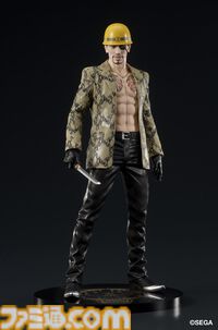 『龍が如く』冴島大河のスタチューフィギュアが10月に発売。刺青をあしらったミニ屏風がセガストア特典として付属。真島吾朗のフィギュアも再販決定