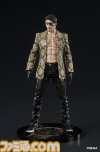 『龍が如く』冴島大河のスタチューフィギュアが10月に発売。刺青をあしらったミニ屏風がセガストア特典として付属。真島吾朗のフィギュアも再販決定