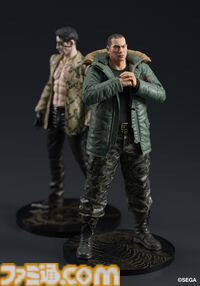 『龍が如く』冴島大河のスタチューフィギュアが10月に発売。刺青をあしらったミニ屏風がセガストア特典として付属。真島吾朗のフィギュアも再販決定