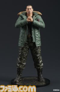 『龍が如く』冴島大河のスタチューフィギュアが10月に発売。刺青をあしらったミニ屏風がセガストア特典として付属。真島吾朗のフィギュアも再販決定