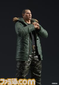 『龍が如く』冴島大河のスタチューフィギュアが10月に発売。刺青をあしらったミニ屏風がセガストア特典として付属。真島吾朗のフィギュアも再販決定