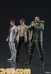 『龍が如く』冴島大河のスタチューフィギュアが10月に発売。刺青をあしらったミニ屏風がセガストア特典として付属。真島吾朗のフィギュアも再販決定