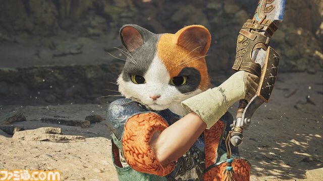 『モンハンワイルズ』アイルーになりきれるユニークな頭装備が登場。6月4日配信、初の3頭狩猟イベントクエスト“三人寄ればケマトリス！”で入手可能