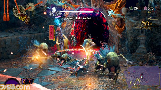 『祇（くにつがみ）：Path of the Goddess』エクストラコンテンツ“畏界遷宮（いかいせんぐう）”では巫女を護り続けるハイスコアアタックに挑める