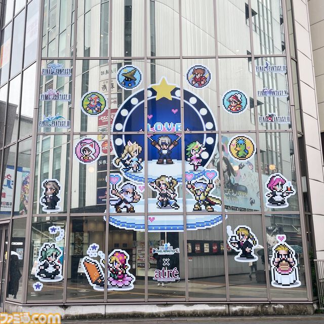 『FF ピクセルリマスター』アトレ秋葉原をドット絵や天野喜孝氏の歴代アートが彩る。“いらすとや”みふねたかし氏描き下ろしのセシル、バッツ、ティナも公開【コラボイベントが本日（5/30）より開催】