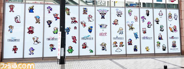 『FF ピクセルリマスター』アトレ秋葉原をドット絵や天野喜孝氏の歴代アートが彩る。“いらすとや”みふねたかし氏描き下ろしのセシル、バッツ、ティナも公開【コラボイベントが本日（5/30）より開催】