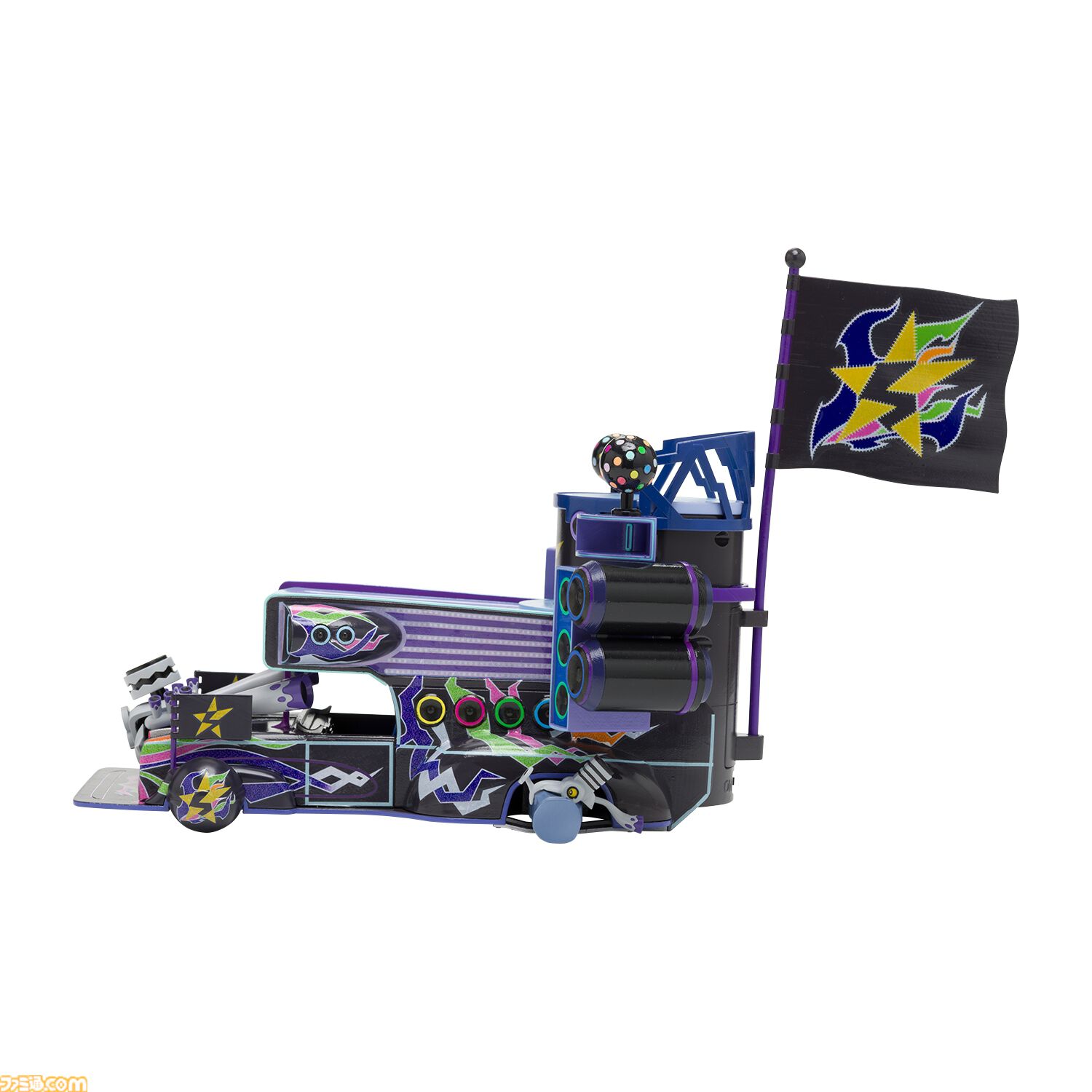 『ポケモンSV』スター団ボスたちが所有する改造ライドポケモン“スターモービル”がフィギュア化。車体正面のランプ部分はゲームと同じく光る仕様に