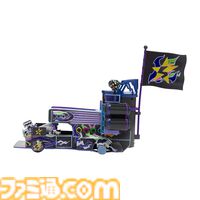 『ポケモンSV』スター団ボスたちが所有する改造ライドポケモン“スターモービル”がフィギュア化。車体正面のランプ部分はゲームと同じく光る仕様に