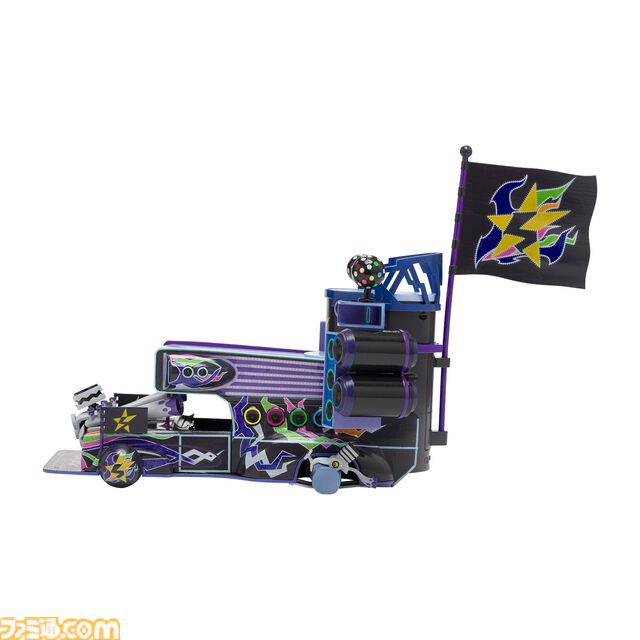『ポケモンSV』スター団ボスたちが所有する改造ライドポケモン“スターモービル”がフィギュア化。車体正面のランプ部分はゲームと同じく光る仕様に