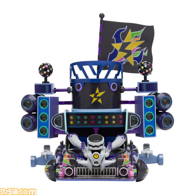 『ポケモンSV』スター団ボスたちが所有する改造ライドポケモン“スターモービル”がフィギュア化。車体正面のランプ部分はゲームと同じく光る仕様に