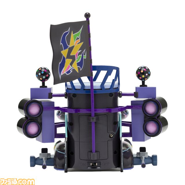 『ポケモンSV』スター団ボスたちが所有する改造ライドポケモン“スターモービル”がフィギュア化。車体正面のランプ部分はゲームと同じく光る仕様に