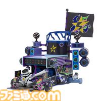 『ポケモンSV』スター団ボスたちが所有する改造ライドポケモン“スターモービル”がフィギュア化。車体正面のランプ部分はゲームと同じく光る仕様に