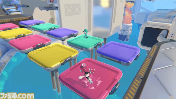 『ポッピュコム』本日（6/2）発売。最大4人でプレイ可能、仲間との協力と“色”を駆使したバトル・謎解きが鍵となるハチャメチャ3Dマルチアクション