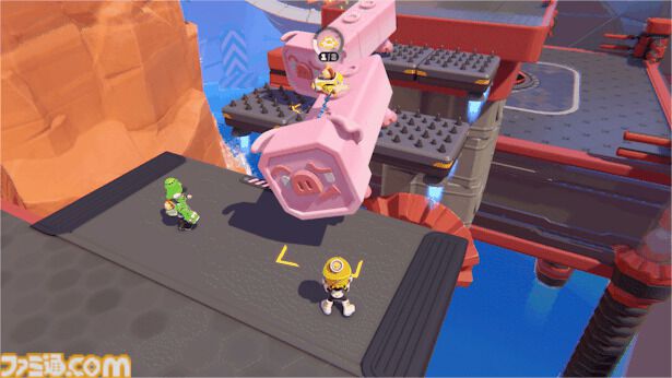 『ポッピュコム』本日（6/2）発売。最大4人でプレイ可能、仲間との協力と“色”を駆使したバトル・謎解きが鍵となるハチャメチャ3Dマルチアクション