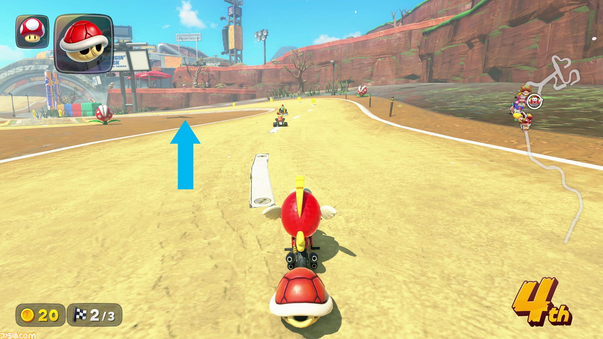『マリオカート ワールド』24台のレースは混戦・スリリング。ドンドン脱落する“サバイバル”はスピーディー（約10分）に大陸横断、“グランプリ”のレースはコースどうしをつなぐ道でも開催