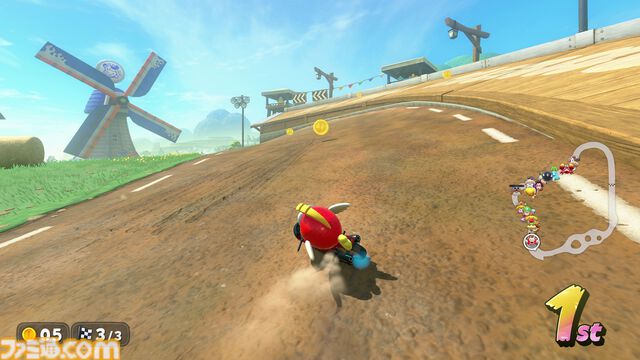 『マリオカート ワールド』24台のレースは混戦・スリリング。ドンドン脱落する“サバイバル”はスピーディー（約10分）に大陸横断、“グランプリ”のレースはコースどうしをつなぐ道でも開催