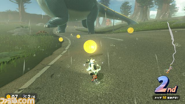『マリオカート ワールド』24台のレースは混戦・スリリング。ドンドン脱落する“サバイバル”はスピーディー（約10分）に大陸横断、“グランプリ”のレースはコースどうしをつなぐ道でも開催