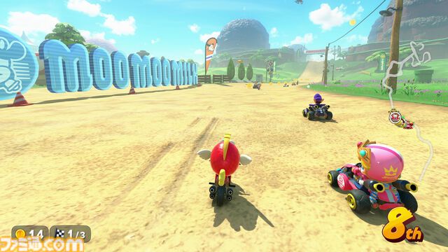 『マリオカート ワールド』24台のレースは混戦・スリリング。ドンドン脱落する“サバイバル”はスピーディー（約10分）に大陸横断、“グランプリ”のレースはコースどうしをつなぐ道でも開催