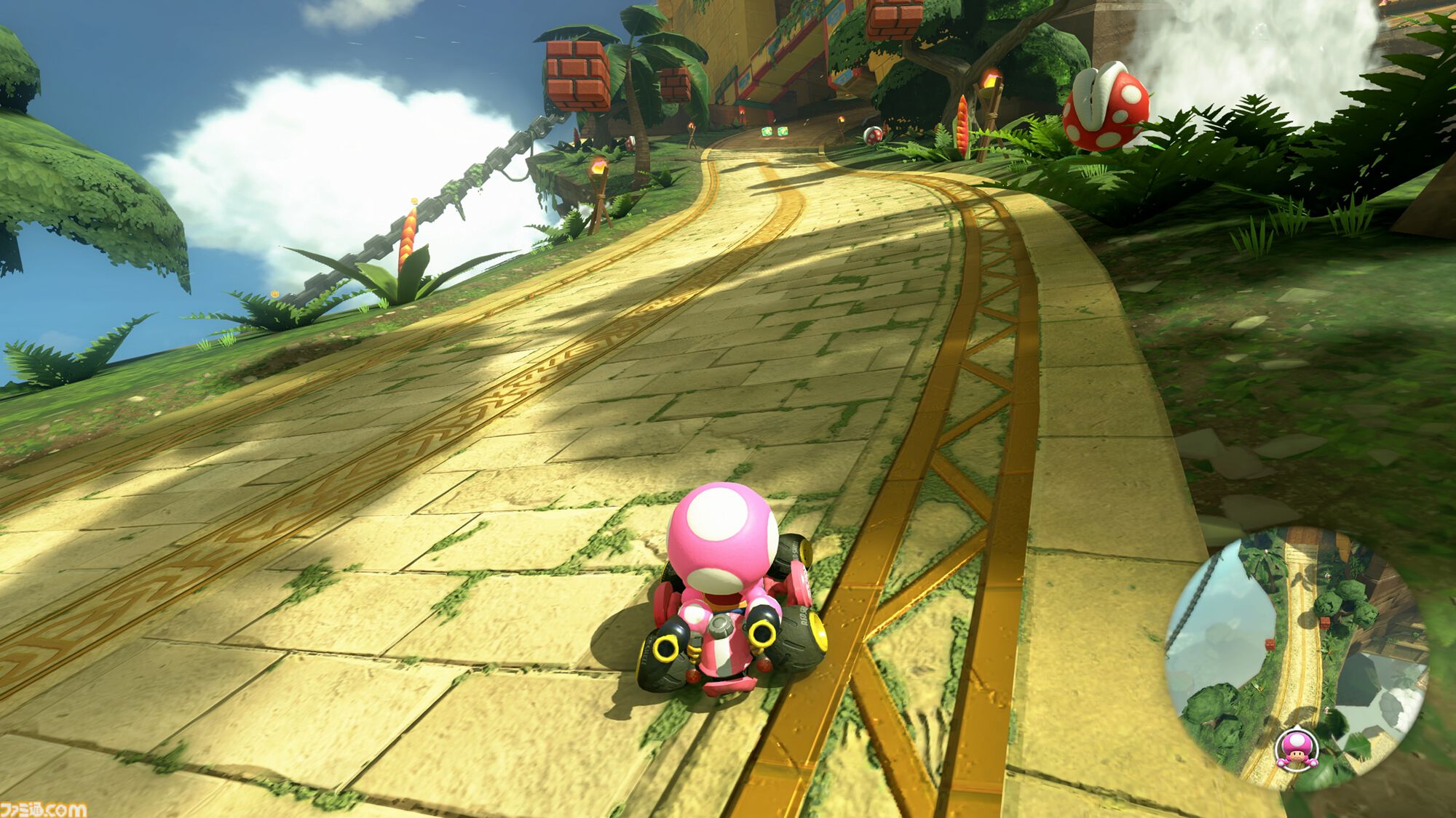 『マリオカート ワールド』のフリーランはカートで陸海空を走るオープンワールド。自由なドライブにPスイッチなどの遊びの要素が満載、楽しすぎる