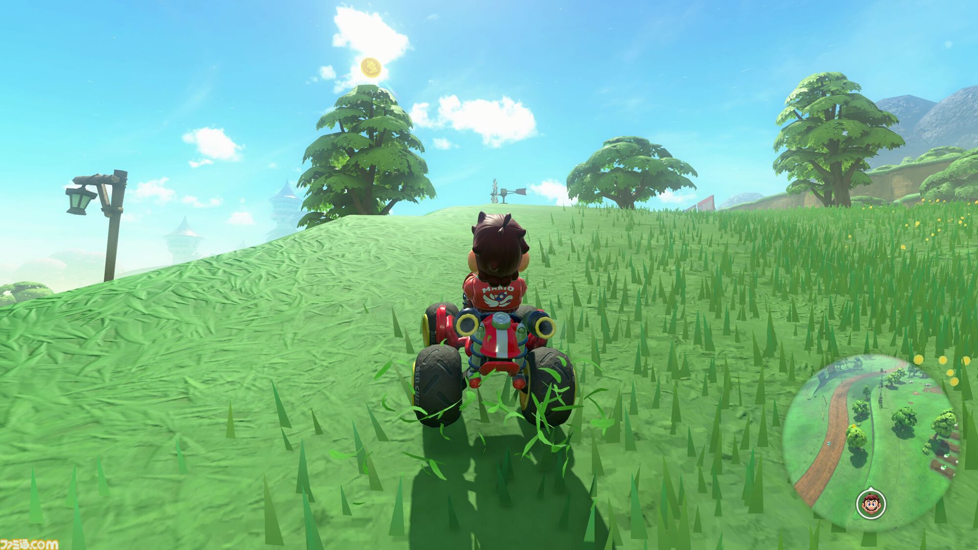 『マリオカート ワールド』のフリーランはカートで陸海空を走るオープンワールド。自由なドライブにPスイッチなどの遊びの要素が満載、楽しすぎる