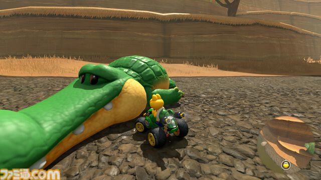 『マリオカート ワールド』のフリーランはカートで陸海空を走るオープンワールド。自由なドライブにPスイッチなどの遊びの要素が満載、楽しすぎる