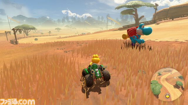 『マリオカート ワールド』のフリーランはカートで陸海空を走るオープンワールド。自由なドライブにPスイッチなどの遊びの要素が満載、楽しすぎる