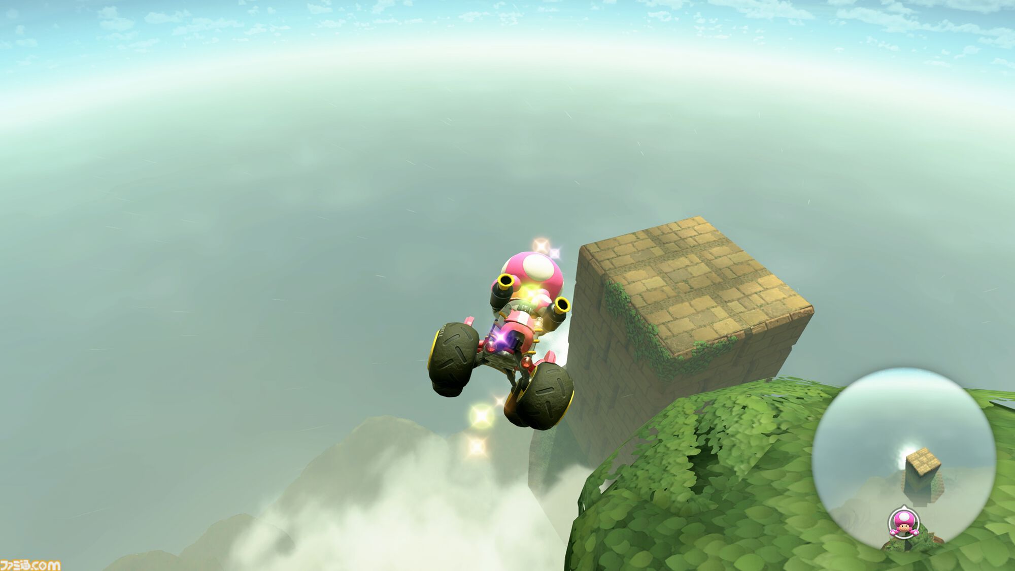 『マリオカート ワールド』のフリーランはカートで陸海空を走るオープンワールド。自由なドライブにPスイッチなどの遊びの要素が満載、楽しすぎる