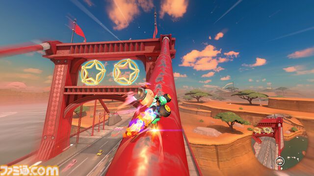 『マリオカート ワールド』のフリーランはカートで陸海空を走るオープンワールド。自由なドライブにPスイッチなどの遊びの要素が満載、楽しすぎる