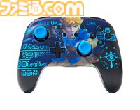 『ゼルダの伝説 ブレワイ』デザインのSwitch用コントローラーが発売決定。祠の模様をイメージしたLED発光が冒険の記憶を呼び起こす