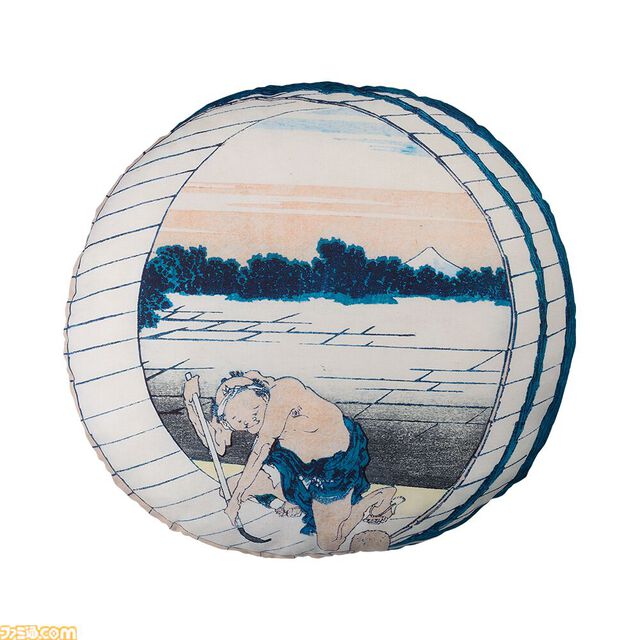 【葛飾北斎】の一番くじが本日（8/31）再販スタート。名画“神奈川沖浪裏”が立体的なジオラマに。尾州不二見原の丸桶はふわふわのクッション化