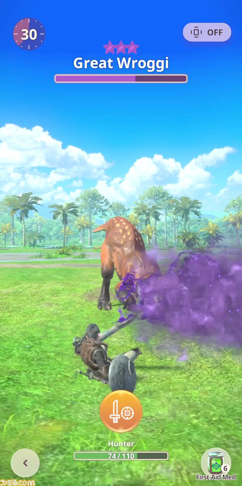 『モンハンナウ』シーズン6で狩猟笛実装、タップと長押しで直感的に演奏可能。新モンスターはナルガクルガ、ビシュテンゴ、ドスフロギィ、ブラントドス