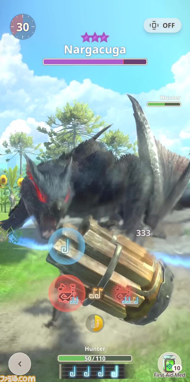 『モンハンナウ』シーズン6で狩猟笛実装、タップと長押しで直感的に演奏可能。新モンスターはナルガクルガ、ビシュテンゴ、ドスフロギィ、ブラントドス