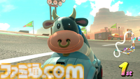 『マリオカート ワールド』ウシがかわいすぎてモーたまらん。“モーモーカントリー”のこだわりもパシャリ、グランプリで1位でゴールするとドヤ顔に