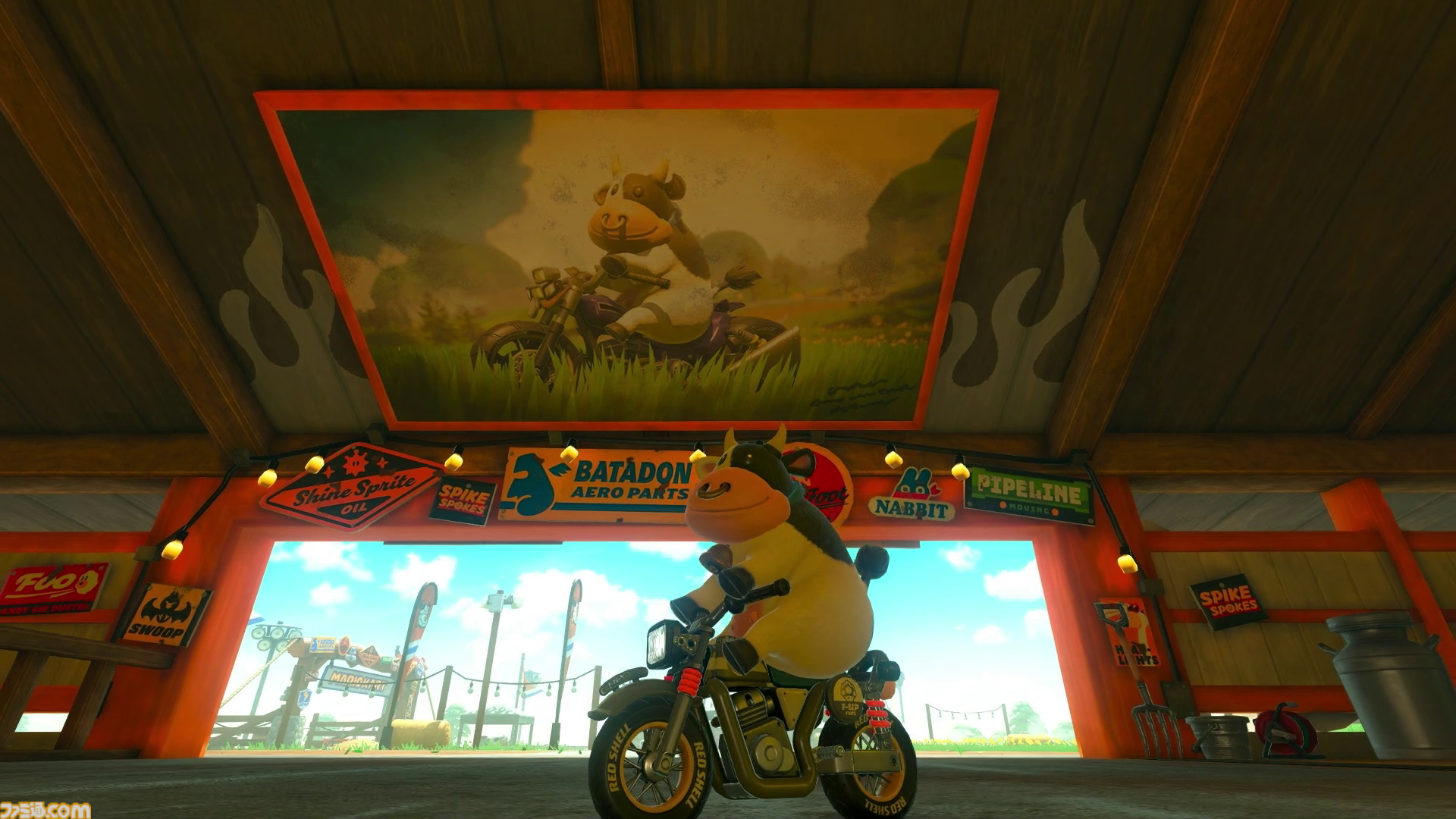 『マリオカート ワールド』ウシがかわいすぎてモーたまらん。“モーモーカントリー”のこだわりもパシャリ、グランプリで1位でゴールするとドヤ顔に