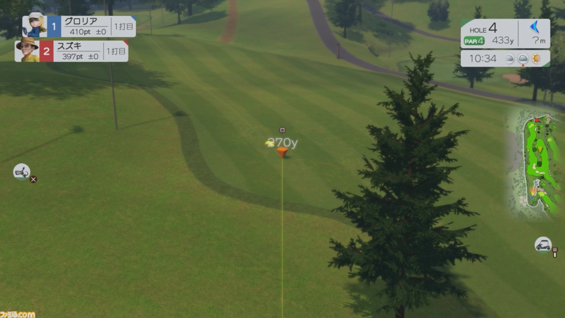 『みんなのGOLF WORLD』先行レビュー。新操作モードはシリーズ未経験者でも超やりやすい。"カラフルストローク"はパーティーゲーム感が強め
