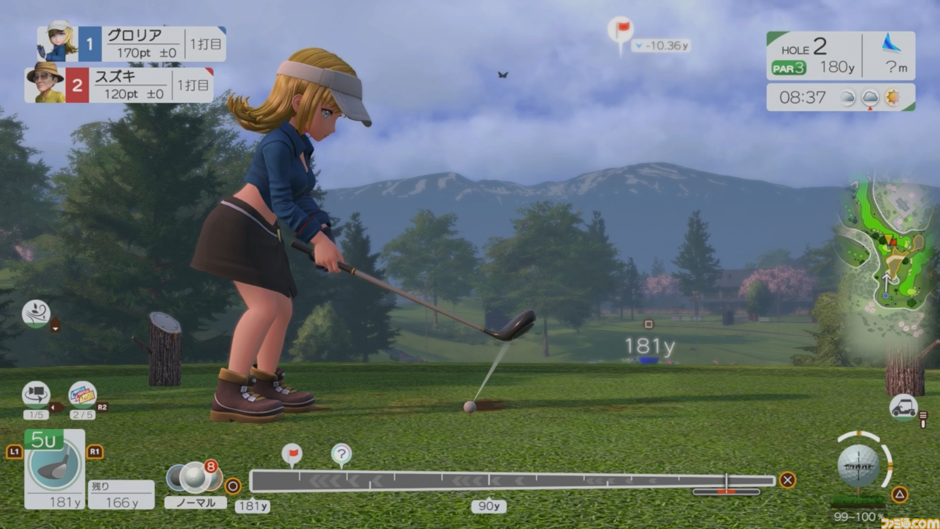 『みんなのGOLF WORLD』先行レビュー。新操作モードはシリーズ未経験者でも超やりやすい。"カラフルストローク"はパーティーゲーム感が強め